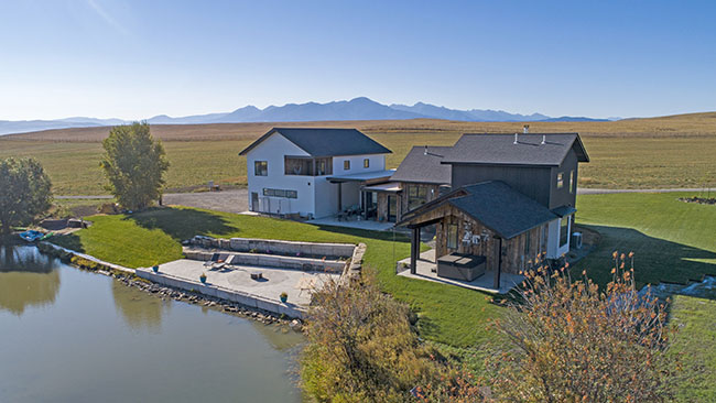 Absaroka Mountains View Custom Home Livingston Mt