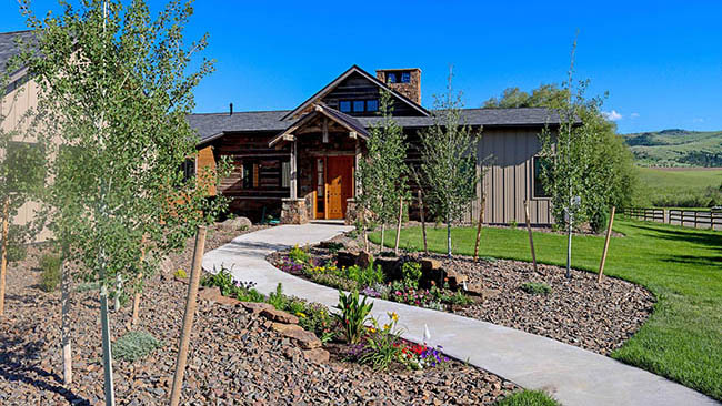 Front Entry Landscaping Elk Creek Ranch